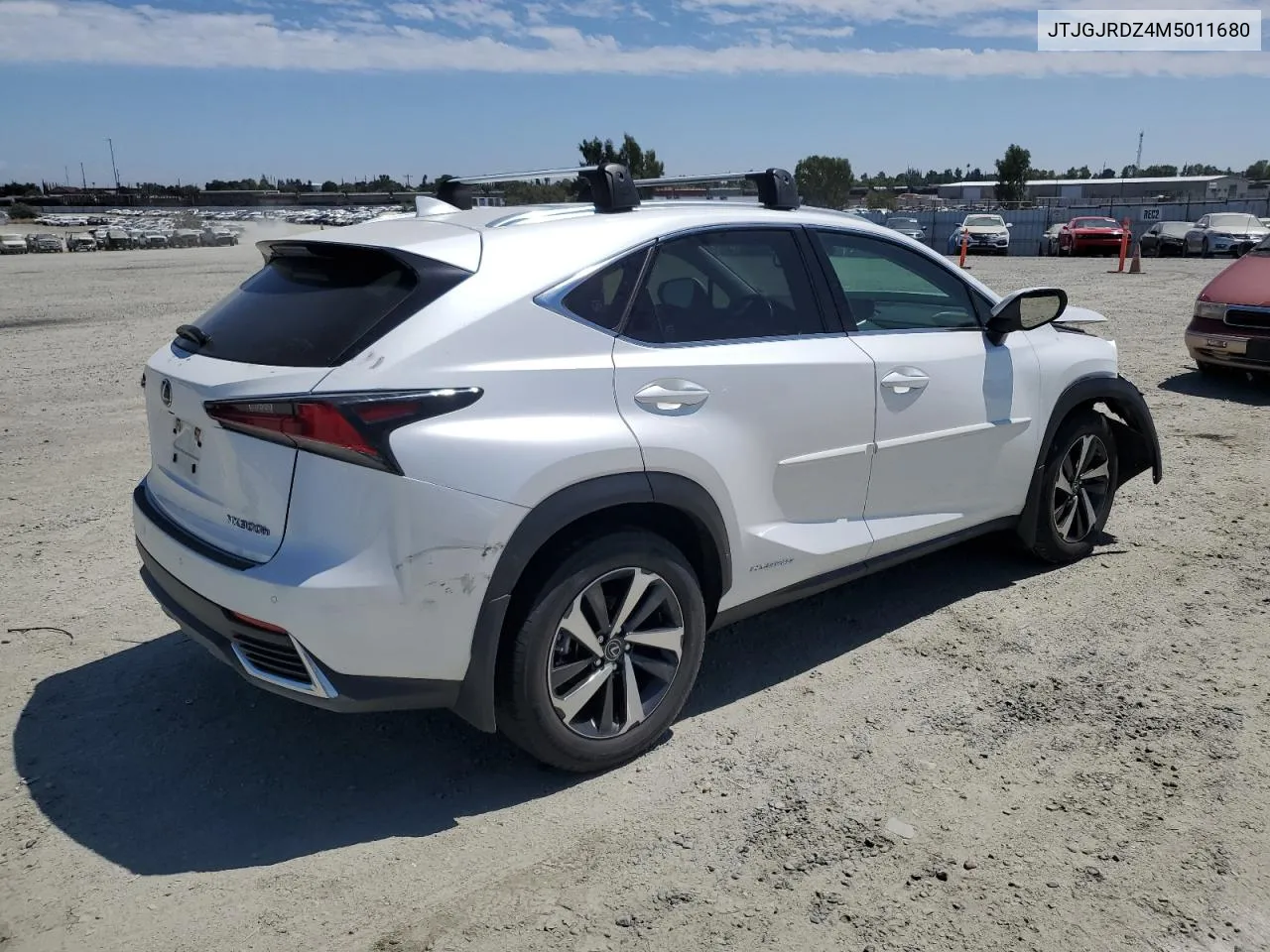 2021 Lexus Nx 300H Base VIN: JTJGJRDZ4M5011680 Lot: 66752054