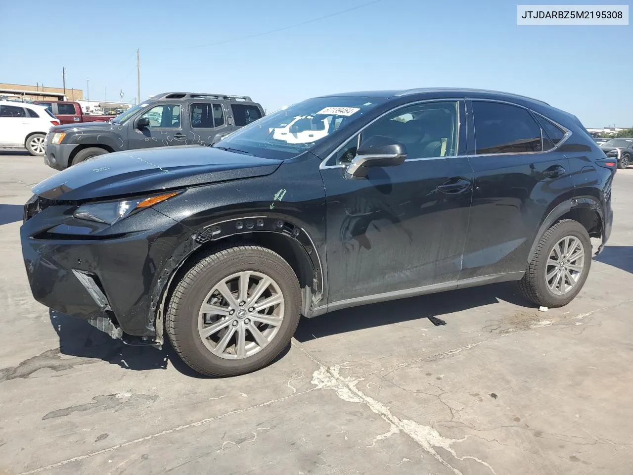 2021 Lexus Nx 300 Base VIN: JTJDARBZ5M2195308 Lot: 67139464