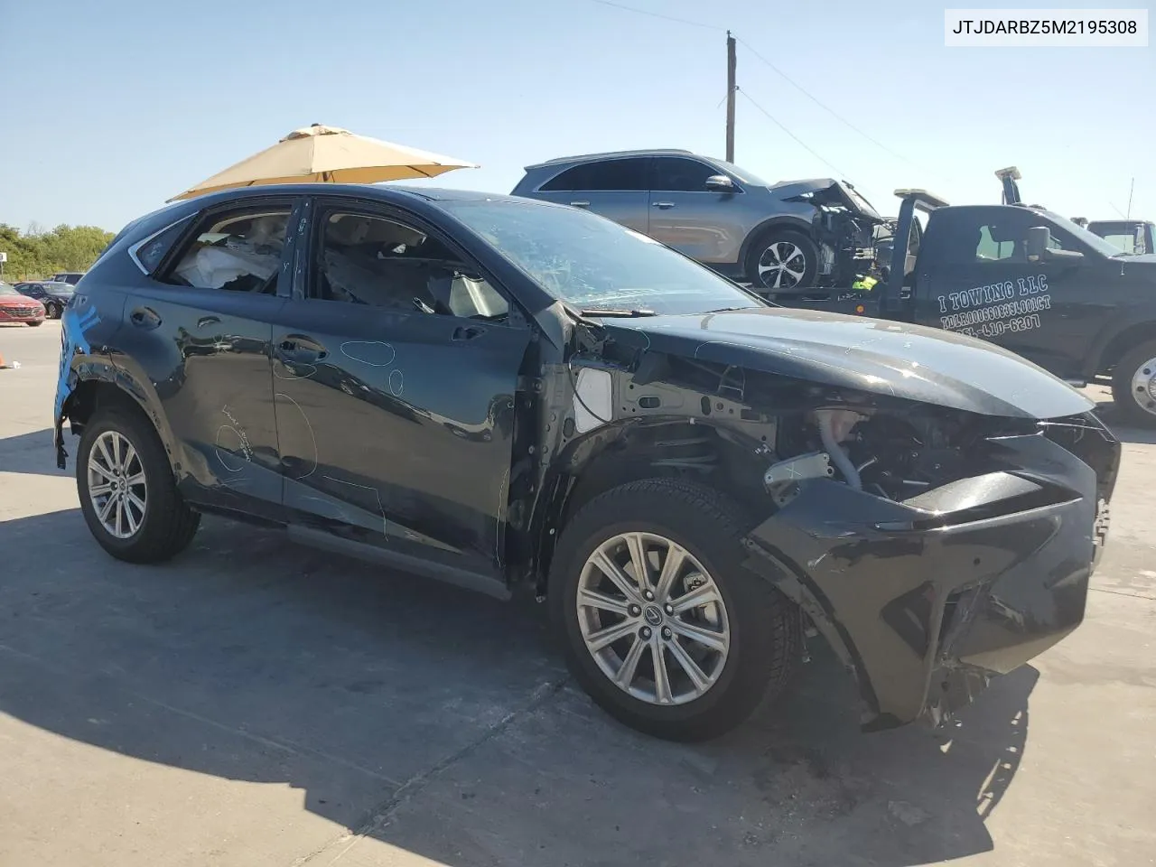 2021 Lexus Nx 300 Base VIN: JTJDARBZ5M2195308 Lot: 67139464