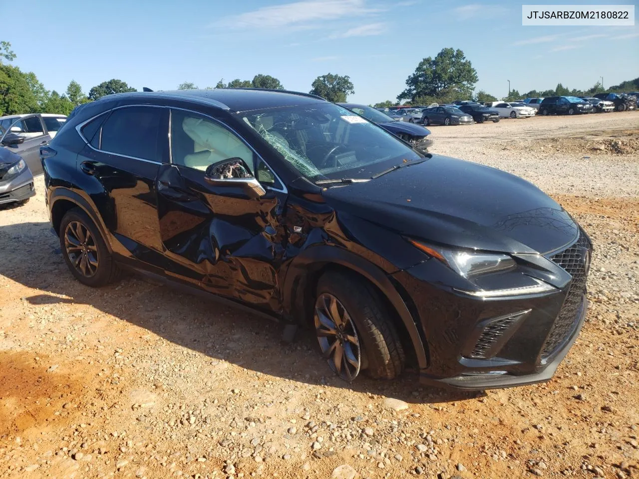 2021 Lexus Nx 300 Base VIN: JTJSARBZ0M2180822 Lot: 67921674