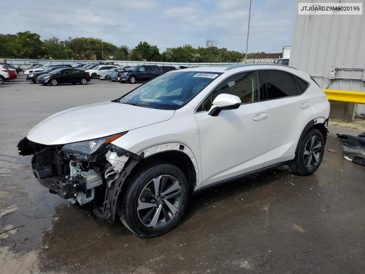 2021 Lexus Nx 300 Base VIN: JTJGARDZ9M5020195 Lot: 68656414