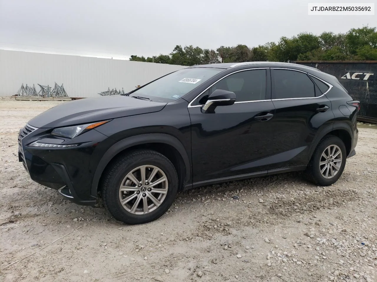 JTJDARBZ2M5035692 2021 Lexus Nx 300 Base