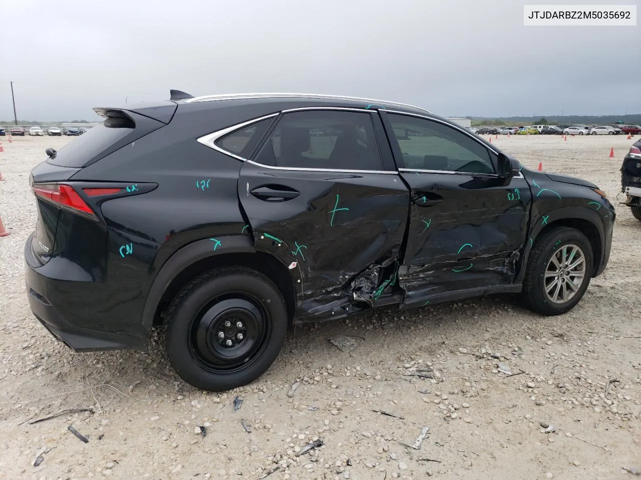 2021 Lexus Nx 300 Base VIN: JTJDARBZ2M5035692 Lot: 68966704