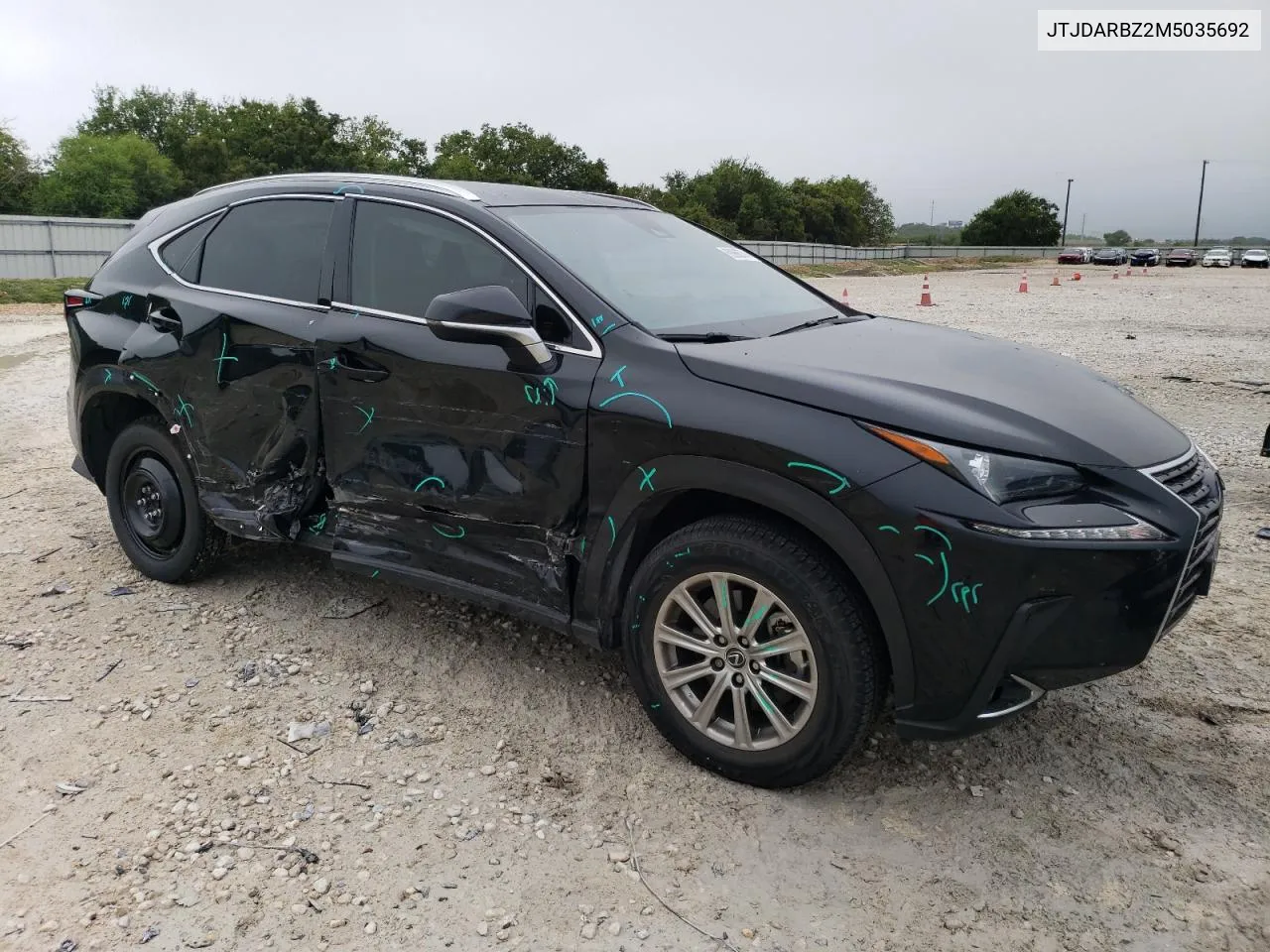 2021 Lexus Nx 300 Base VIN: JTJDARBZ2M5035692 Lot: 68966704