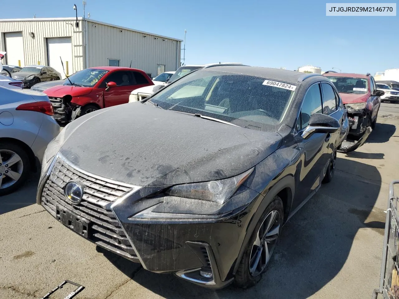 2021 Lexus Nx 300H Base VIN: JTJGJRDZ9M2146770 Lot: 69047824