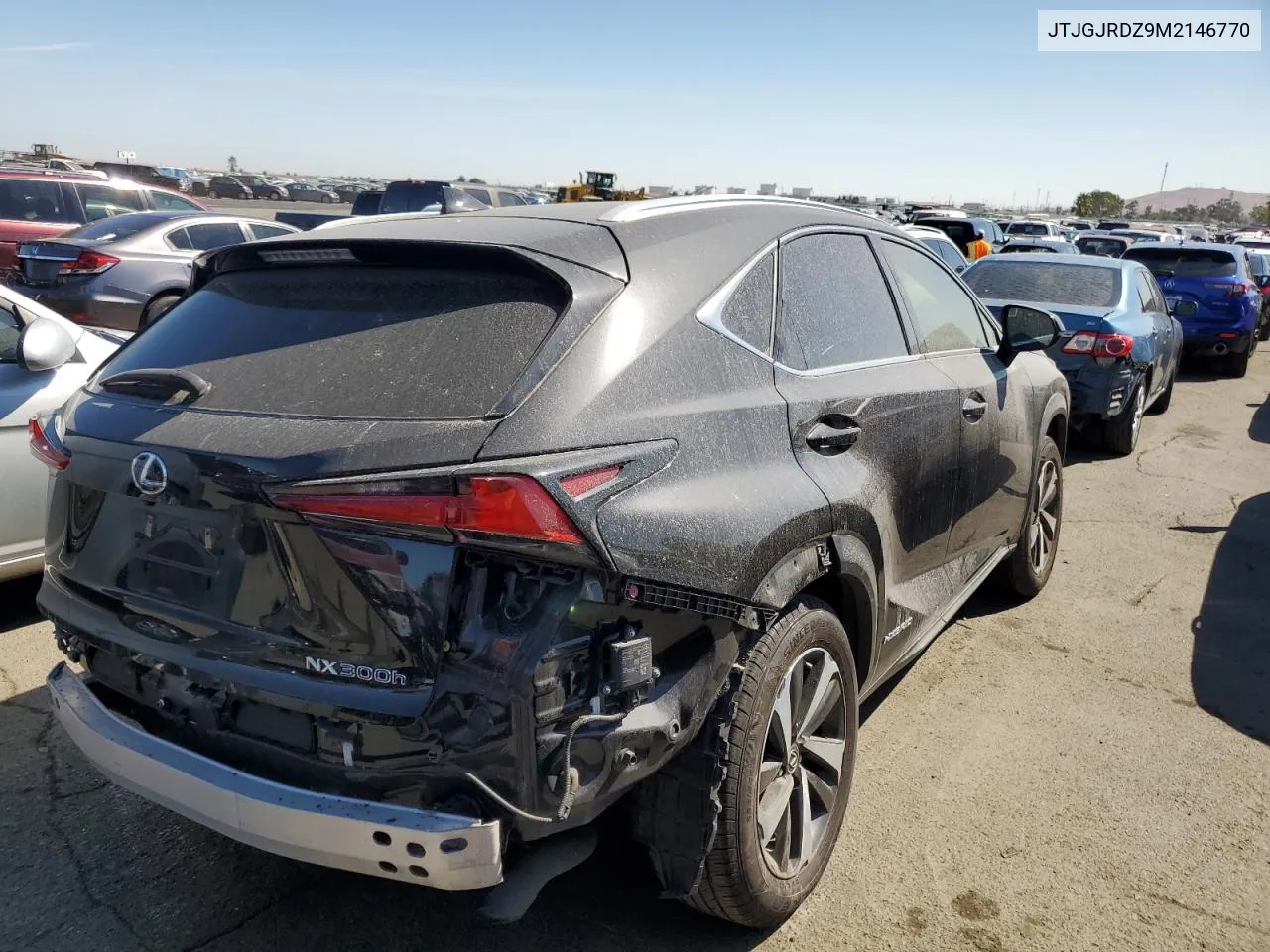 2021 Lexus Nx 300H Base VIN: JTJGJRDZ9M2146770 Lot: 69047824