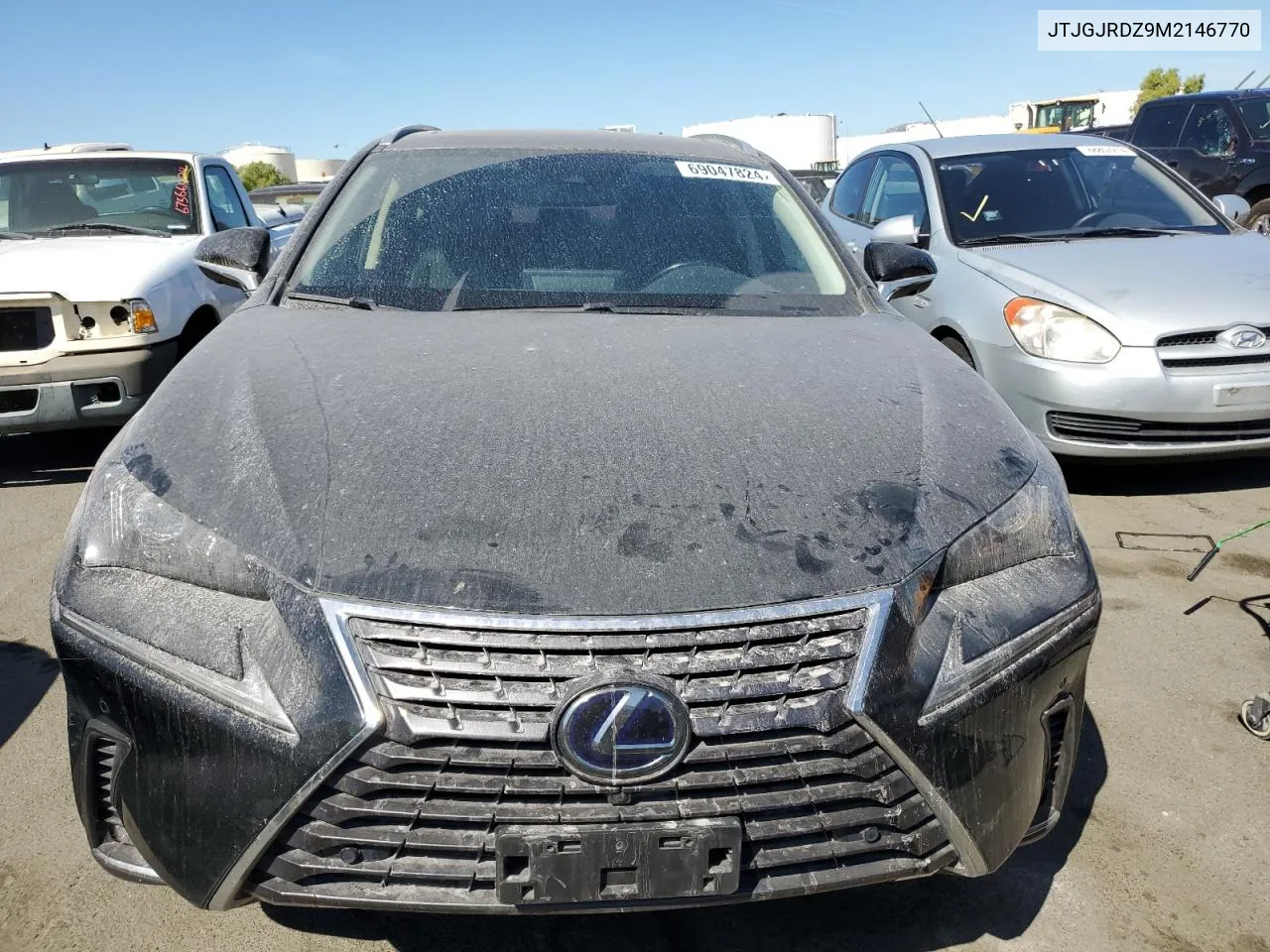 2021 Lexus Nx 300H Base VIN: JTJGJRDZ9M2146770 Lot: 69047824