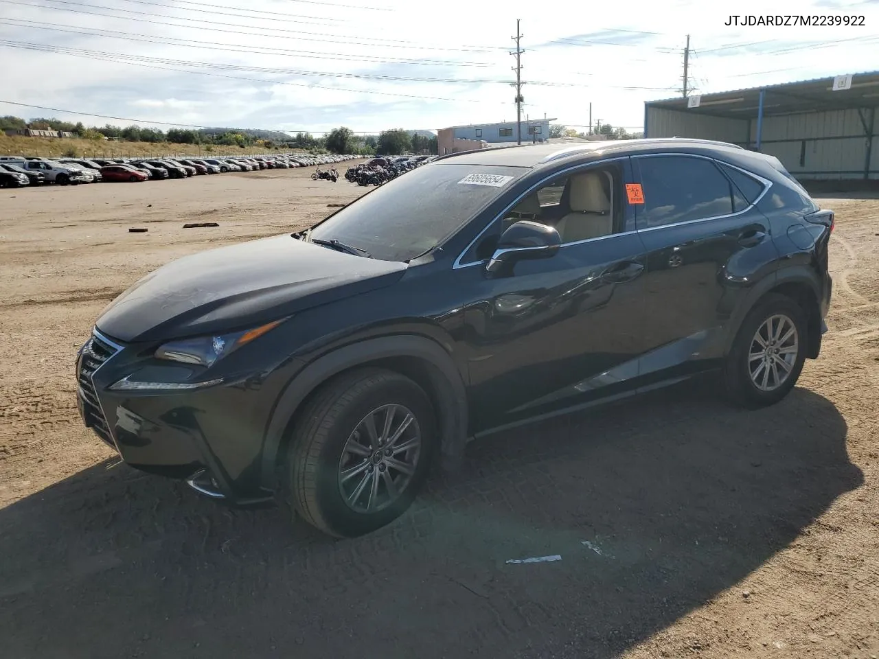 2021 Lexus Nx 300 Base VIN: JTJDARDZ7M2239922 Lot: 69605654