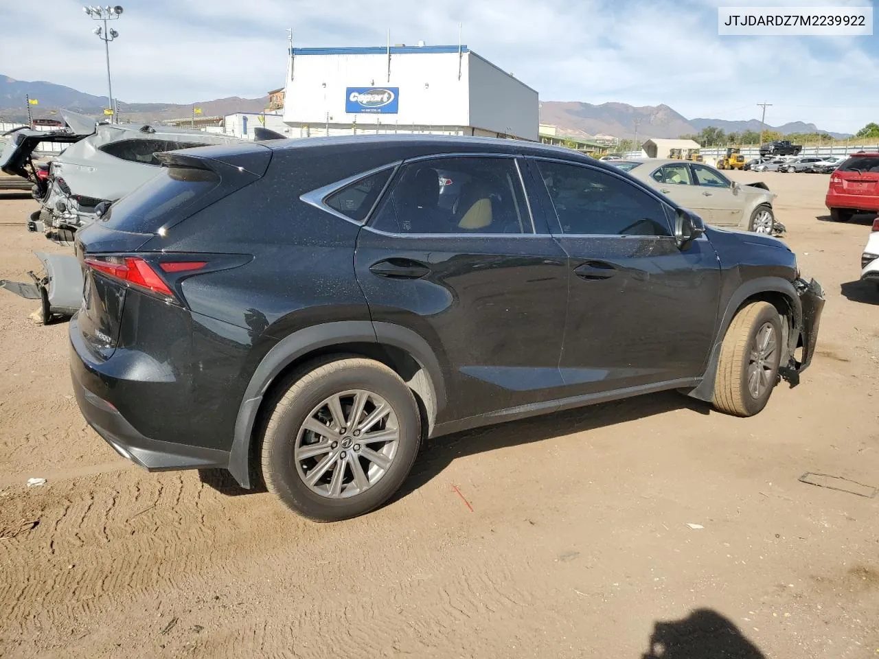 2021 Lexus Nx 300 Base VIN: JTJDARDZ7M2239922 Lot: 69605654