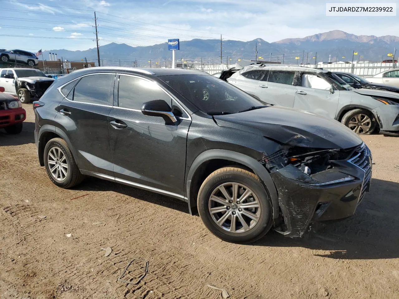 2021 Lexus Nx 300 Base VIN: JTJDARDZ7M2239922 Lot: 69605654