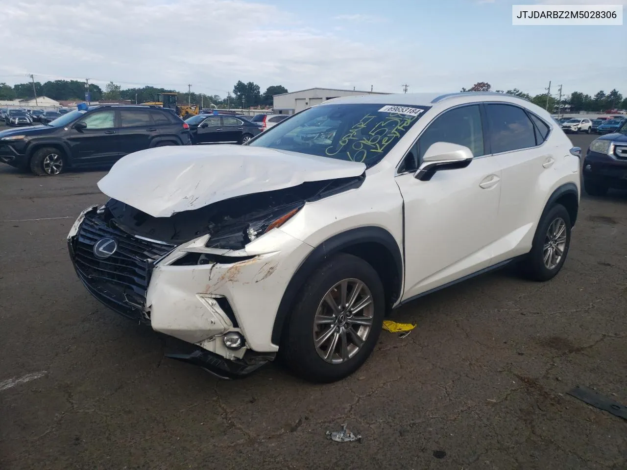 2021 Lexus Nx 300 Base VIN: JTJDARBZ2M5028306 Lot: 69653184