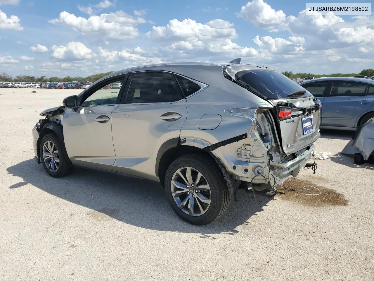 2021 Lexus Nx 300 Base VIN: JTJSARBZ6M2198502 Lot: 69700354