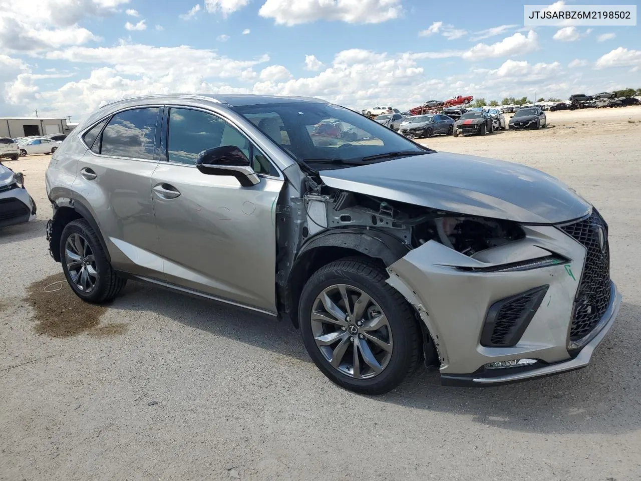 2021 Lexus Nx 300 Base VIN: JTJSARBZ6M2198502 Lot: 69700354