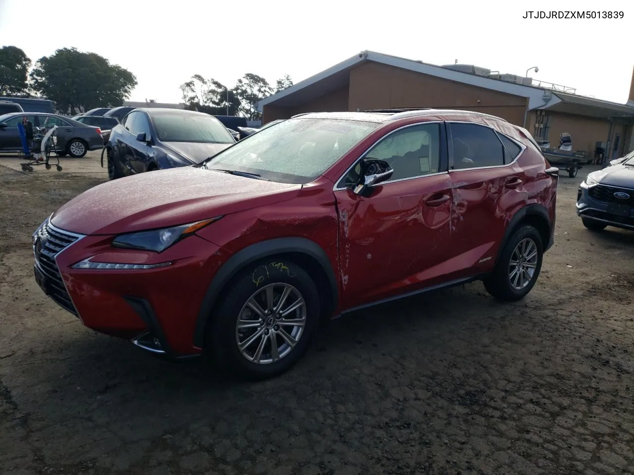 JTJDJRDZXM5013839 2021 Lexus Nx 300H Base