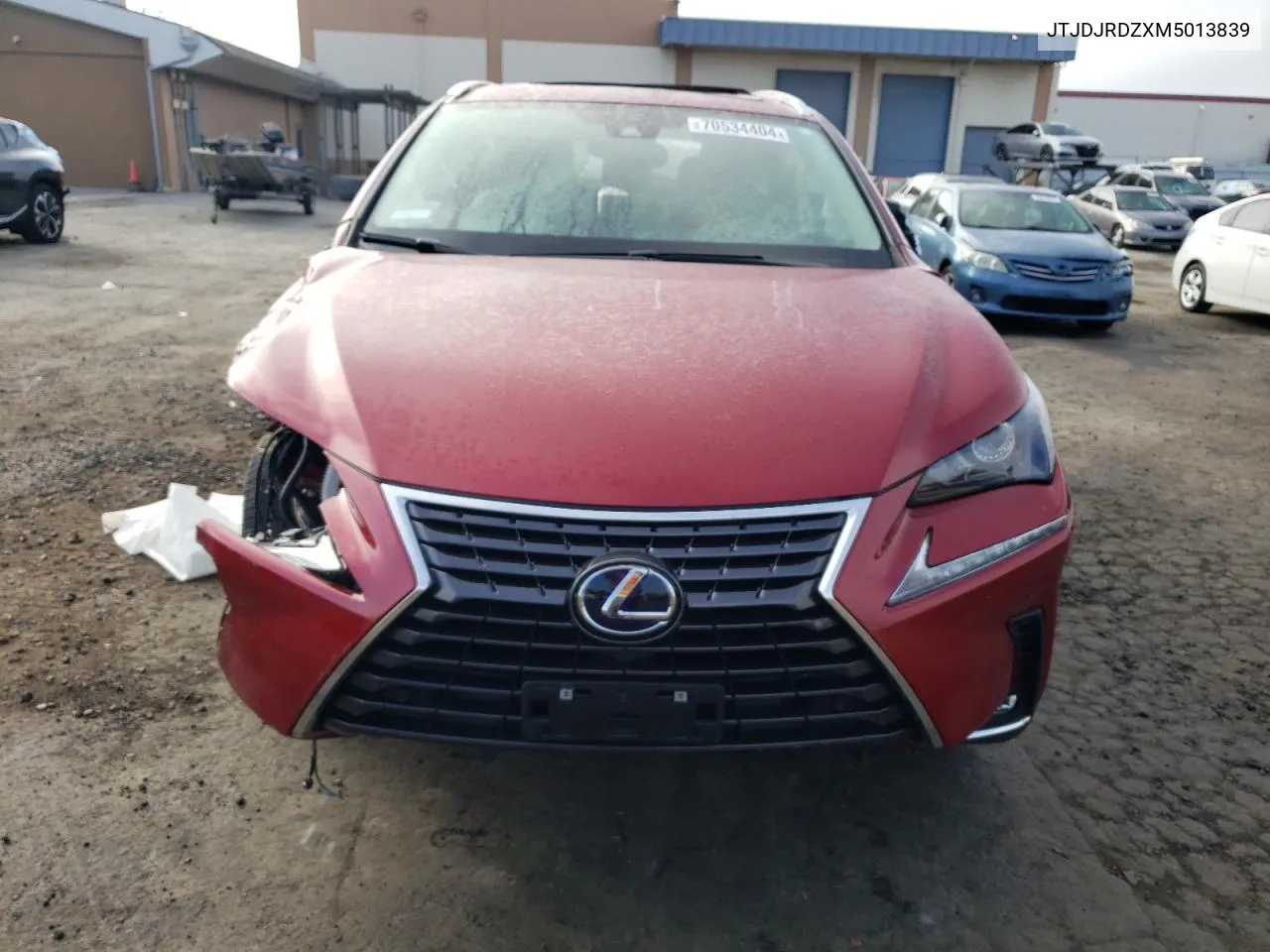 JTJDJRDZXM5013839 2021 Lexus Nx 300H Base