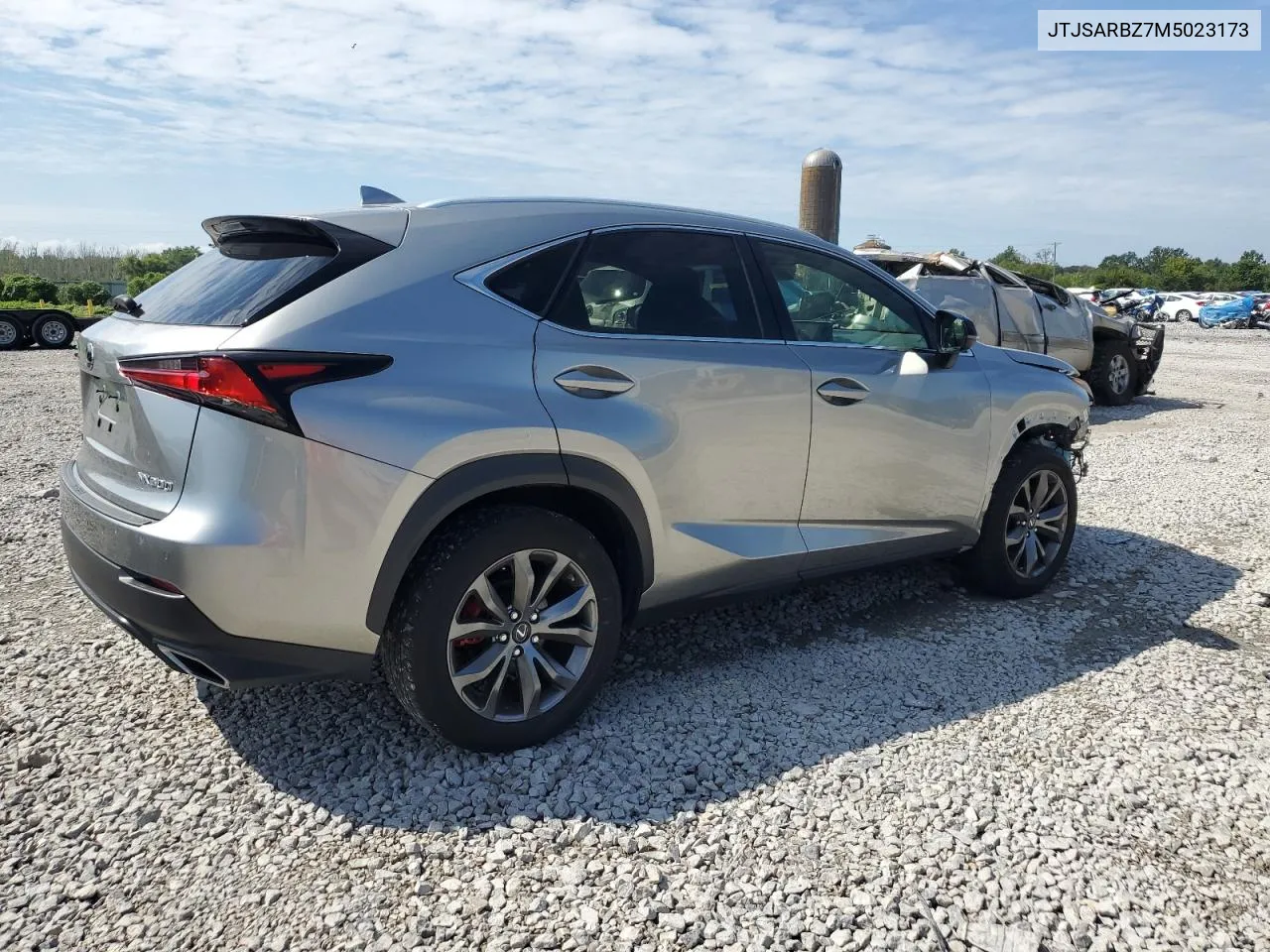 2021 Lexus Nx 300 Base VIN: JTJSARBZ7M5023173 Lot: 70653974