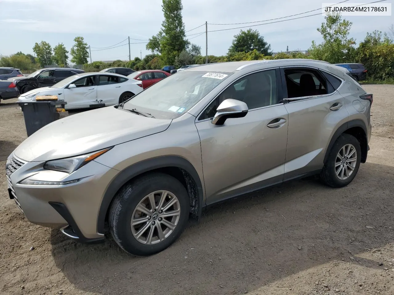 JTJDARBZ4M2178631 2021 Lexus Nx 300 Base