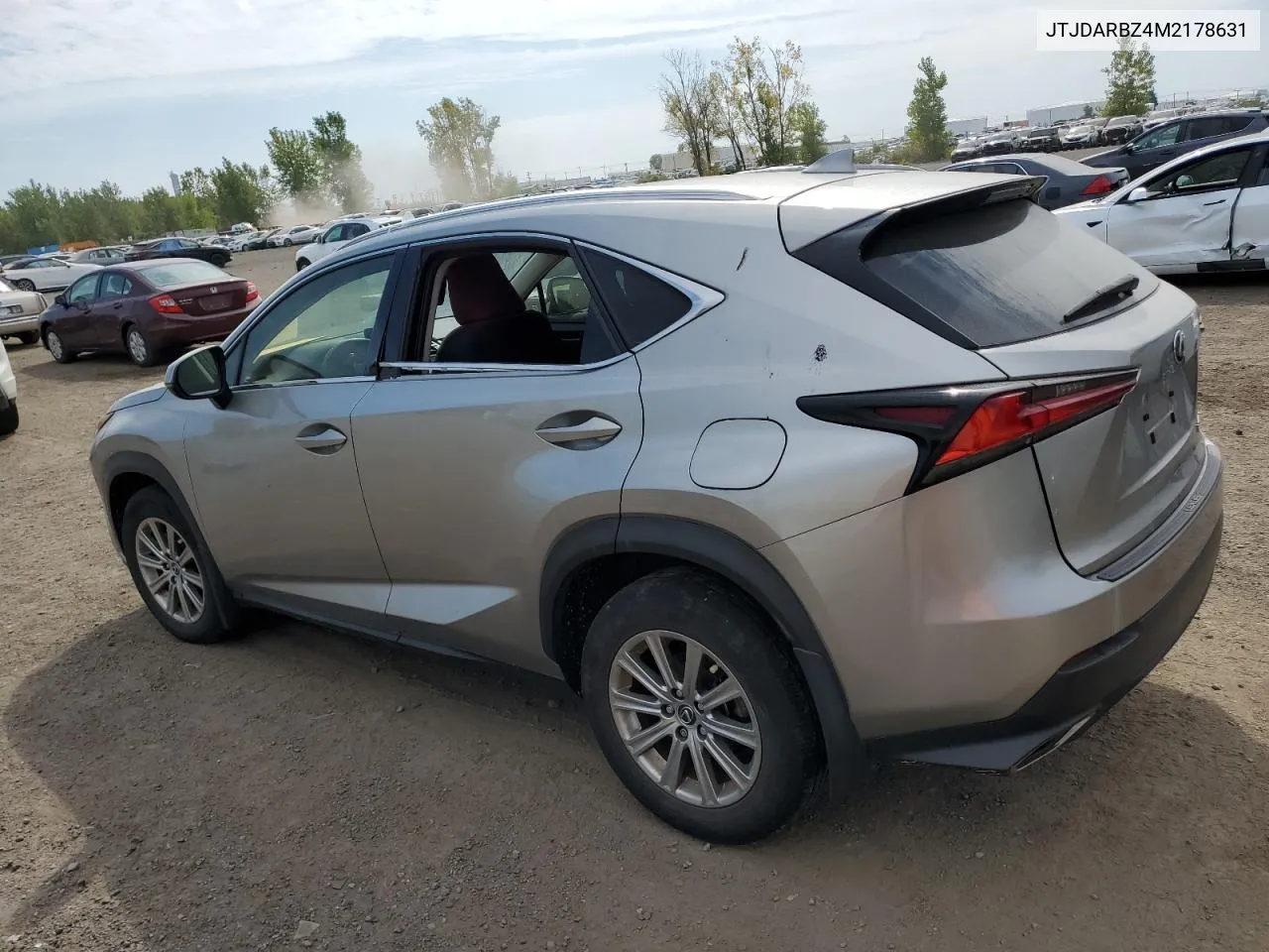 2021 Lexus Nx 300 Base VIN: JTJDARBZ4M2178631 Lot: 70877614