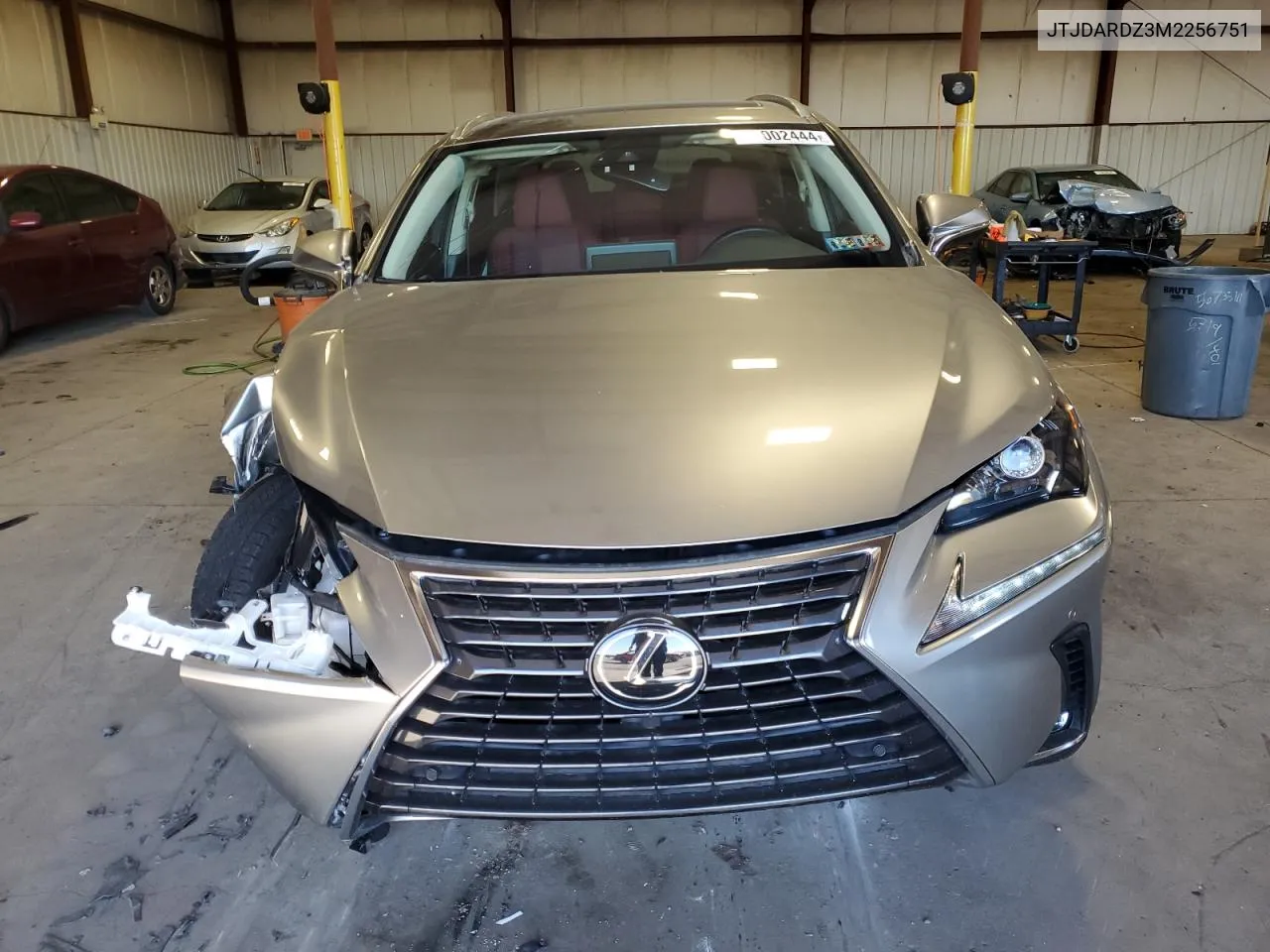 2021 Lexus Nx 300 Base VIN: JTJDARDZ3M2256751 Lot: 71002444