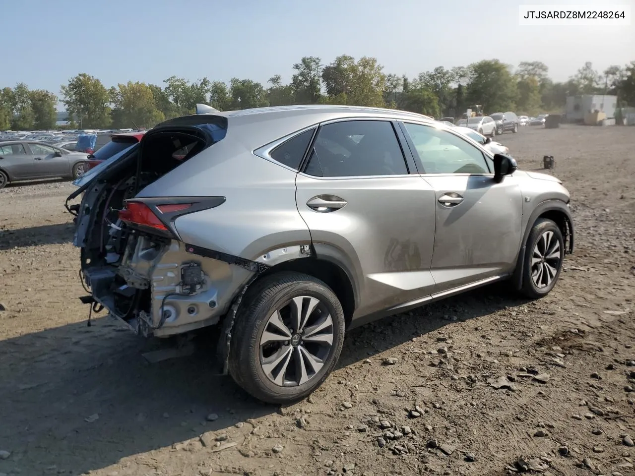 2021 Lexus Nx 300 Base VIN: JTJSARDZ8M2248264 Lot: 71233694