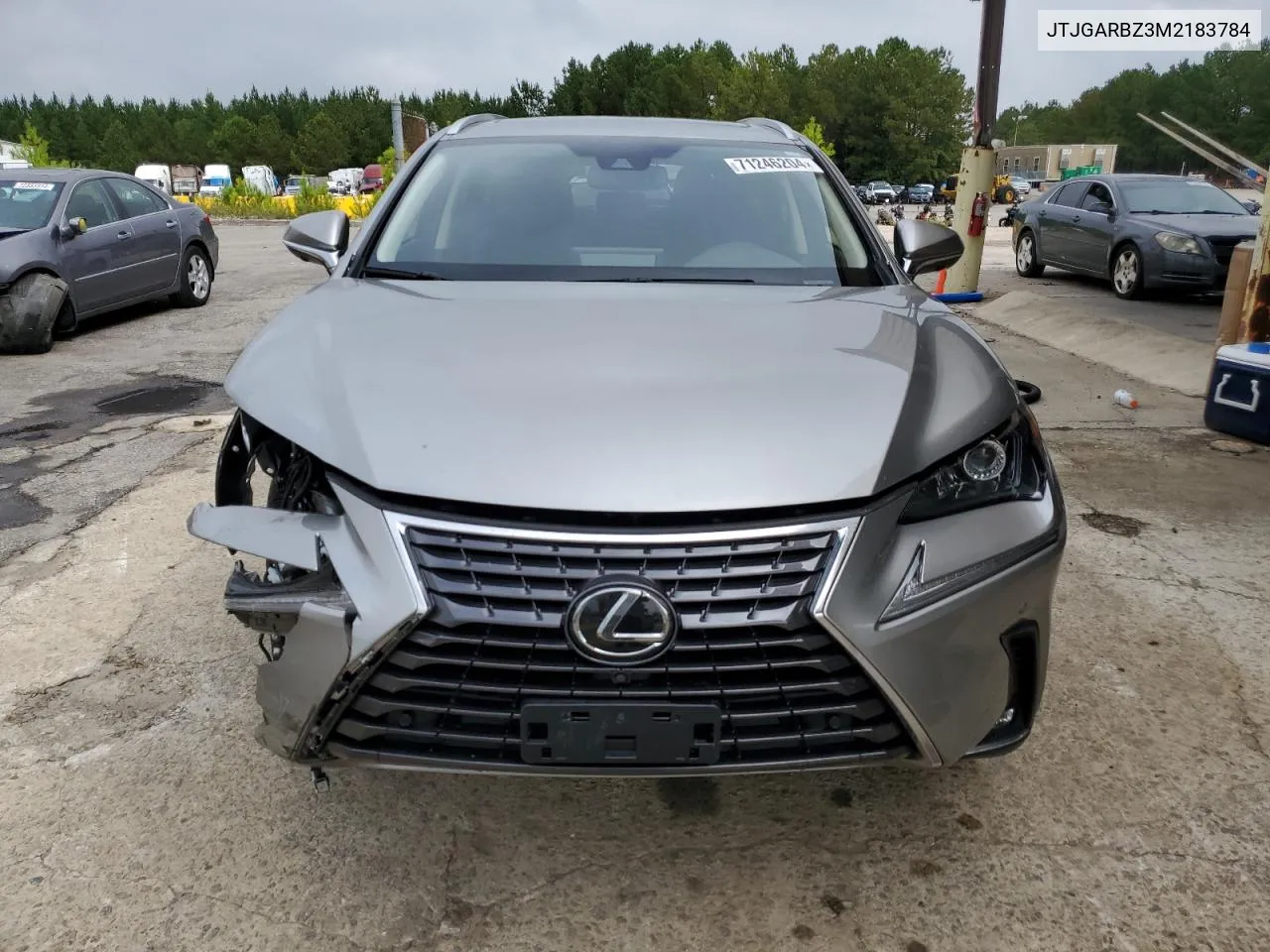 2021 Lexus Nx 300 Base VIN: JTJGARBZ3M2183784 Lot: 71246204