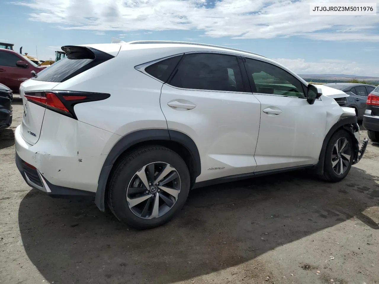 2021 Lexus Nx 300H Base VIN: JTJGJRDZ3M5011976 Lot: 71321074