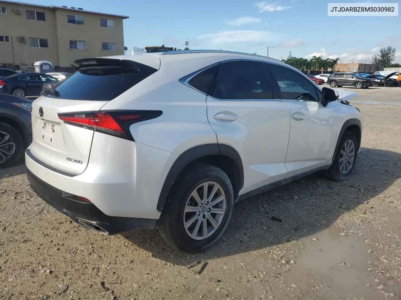 2021 Lexus Nx 300 Base VIN: JTJDARBZ8M5030982 Lot: 71633304