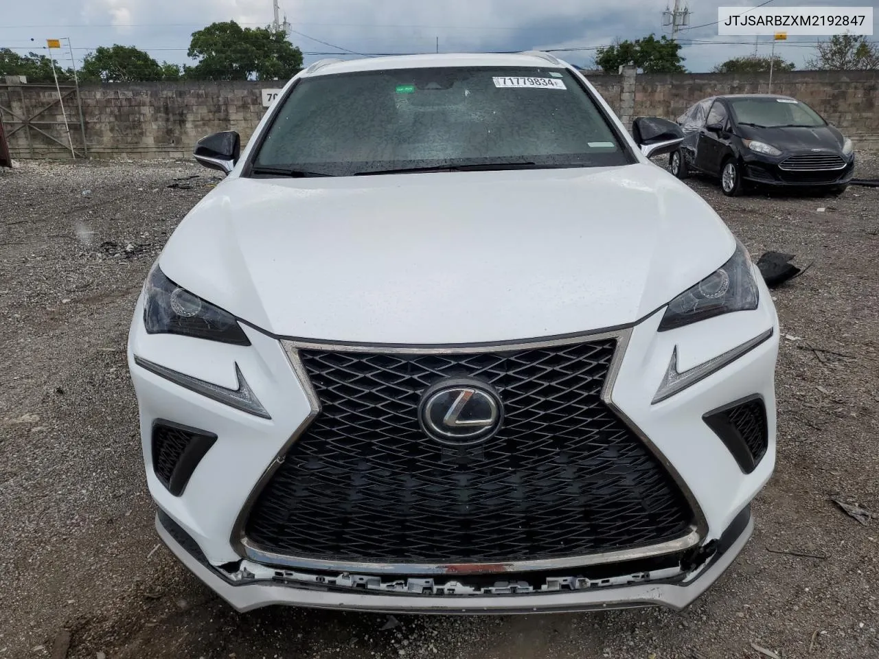 2021 Lexus Nx 300 Base VIN: JTJSARBZXM2192847 Lot: 71779834