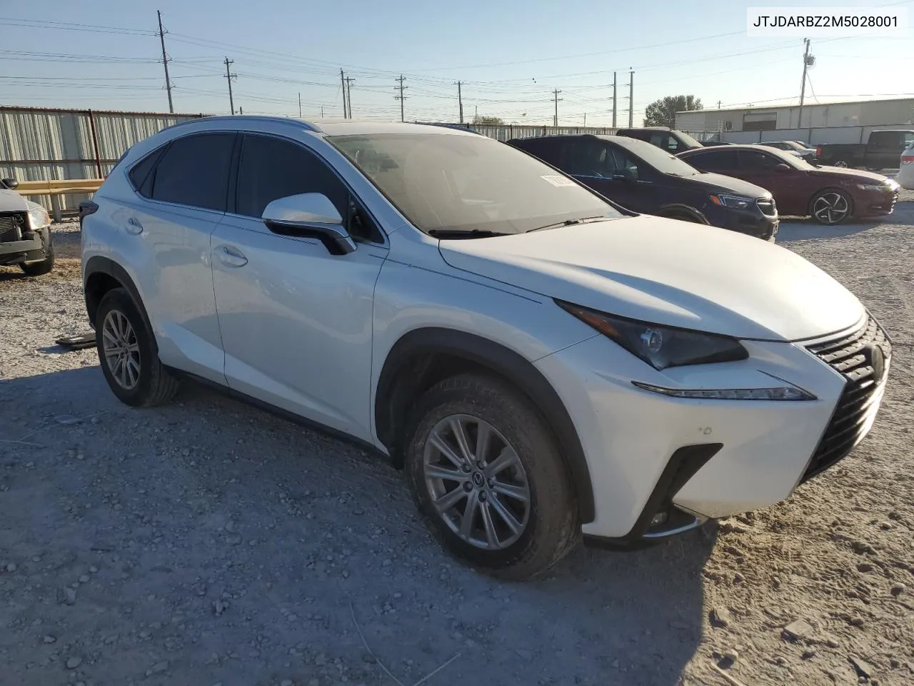 2021 Lexus Nx 300 Base VIN: JTJDARBZ2M5028001 Lot: 71831604