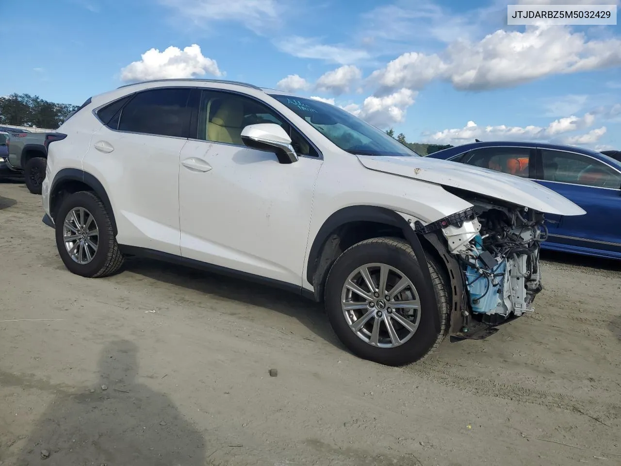 2021 Lexus Nx 300 Base VIN: JTJDARBZ5M5032429 Lot: 72156124