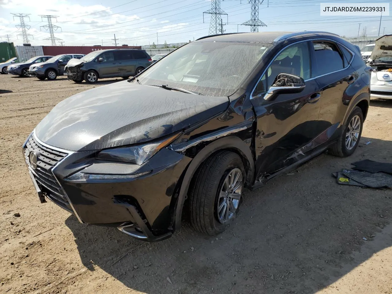 2021 Lexus Nx 300 Base VIN: JTJDARDZ6M2239331 Lot: 73379124