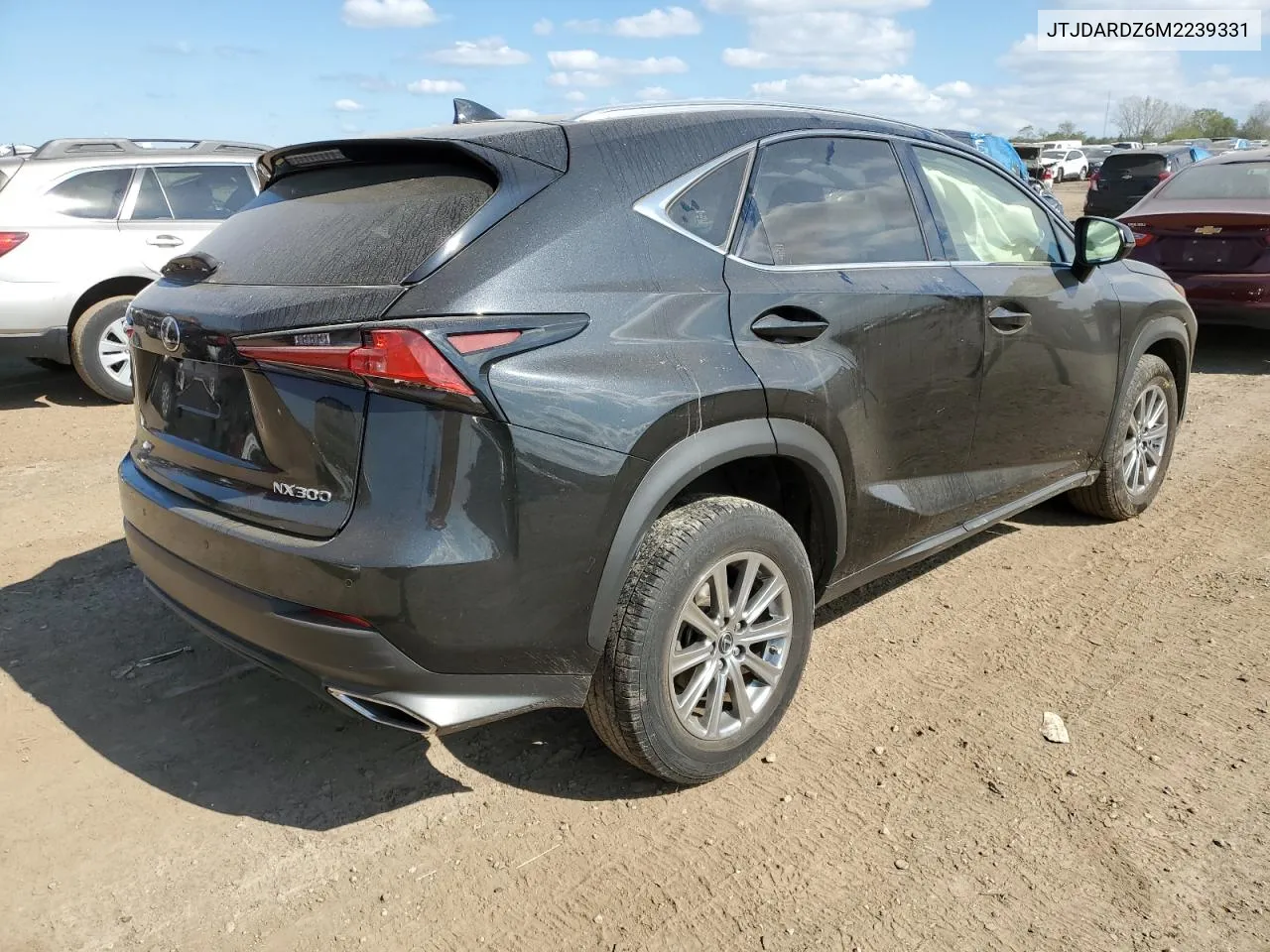 2021 Lexus Nx 300 Base VIN: JTJDARDZ6M2239331 Lot: 73379124