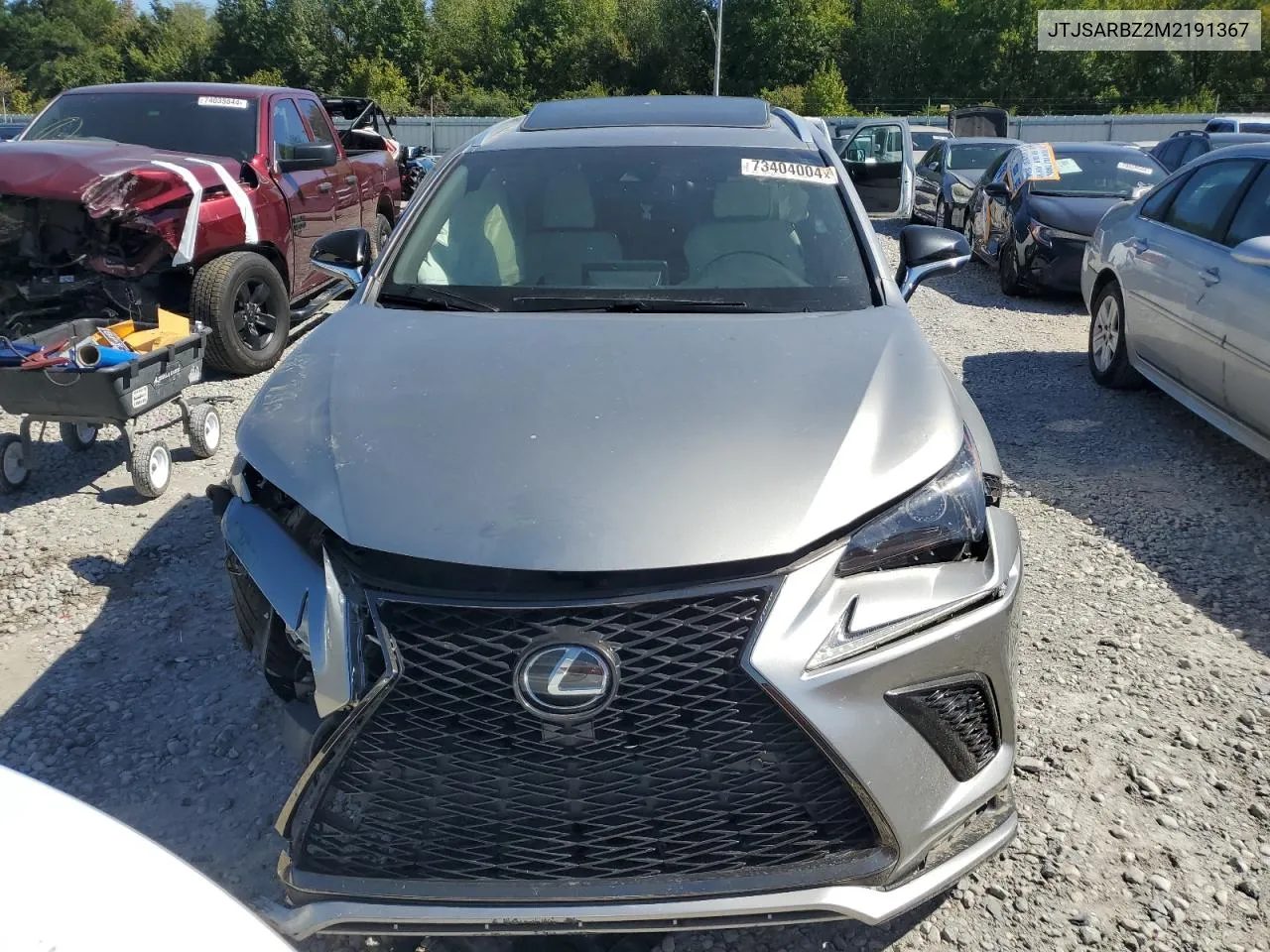 2021 Lexus Nx 300 Base VIN: JTJSARBZ2M2191367 Lot: 73404004