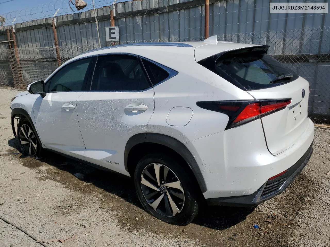 JTJGJRDZ3M2148594 2021 Lexus Nx 300H Base