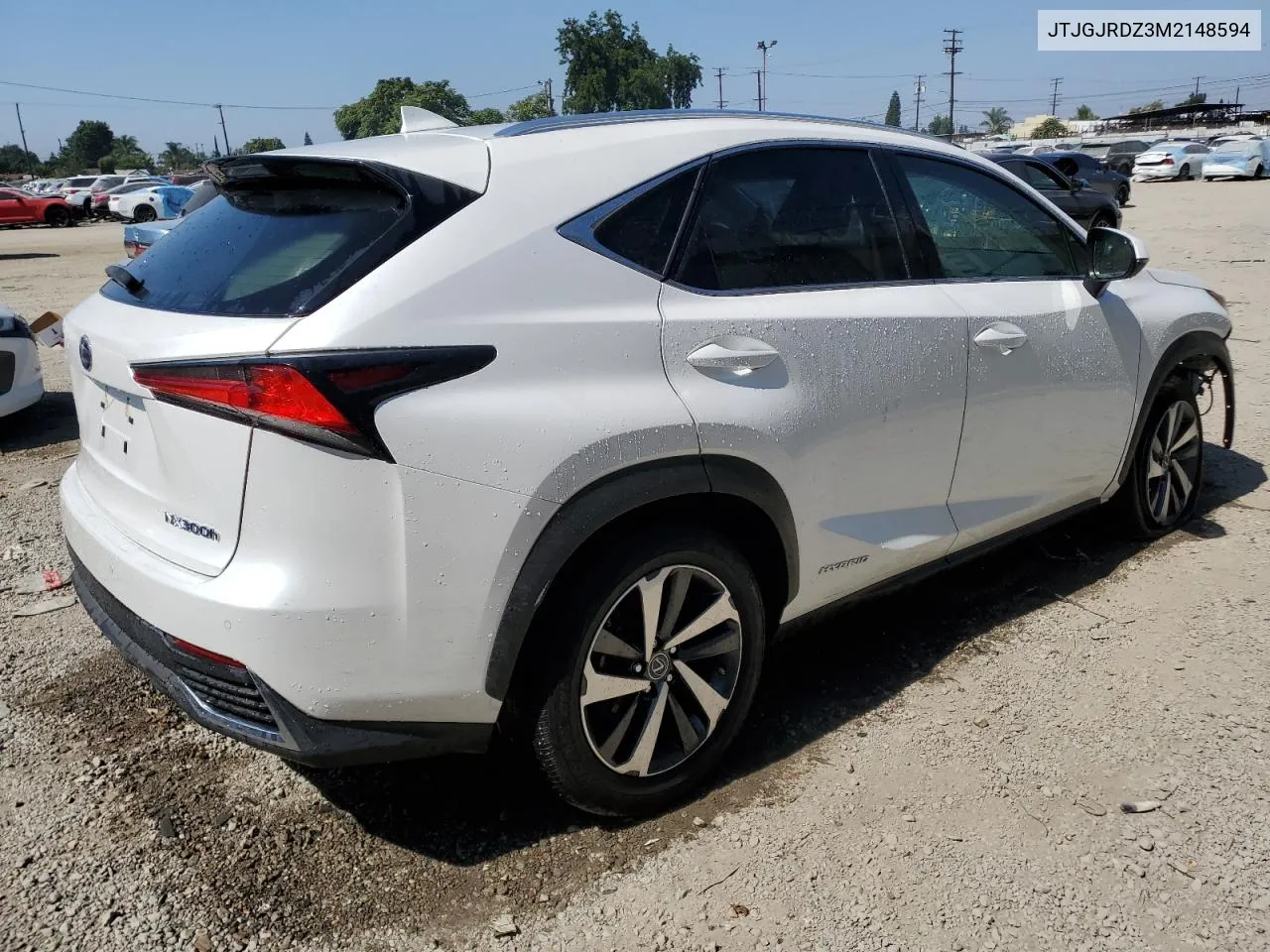 JTJGJRDZ3M2148594 2021 Lexus Nx 300H Base