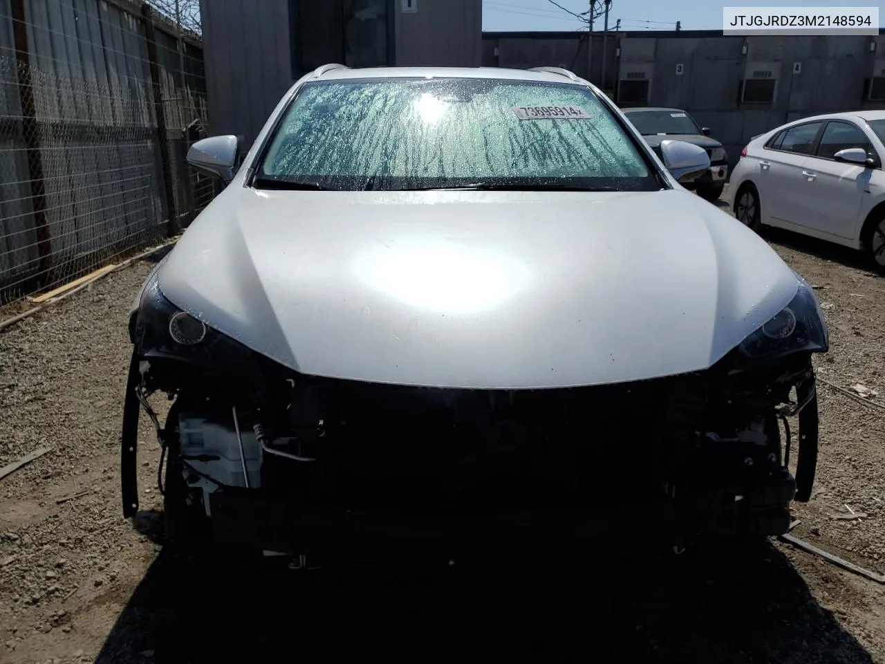 JTJGJRDZ3M2148594 2021 Lexus Nx 300H Base