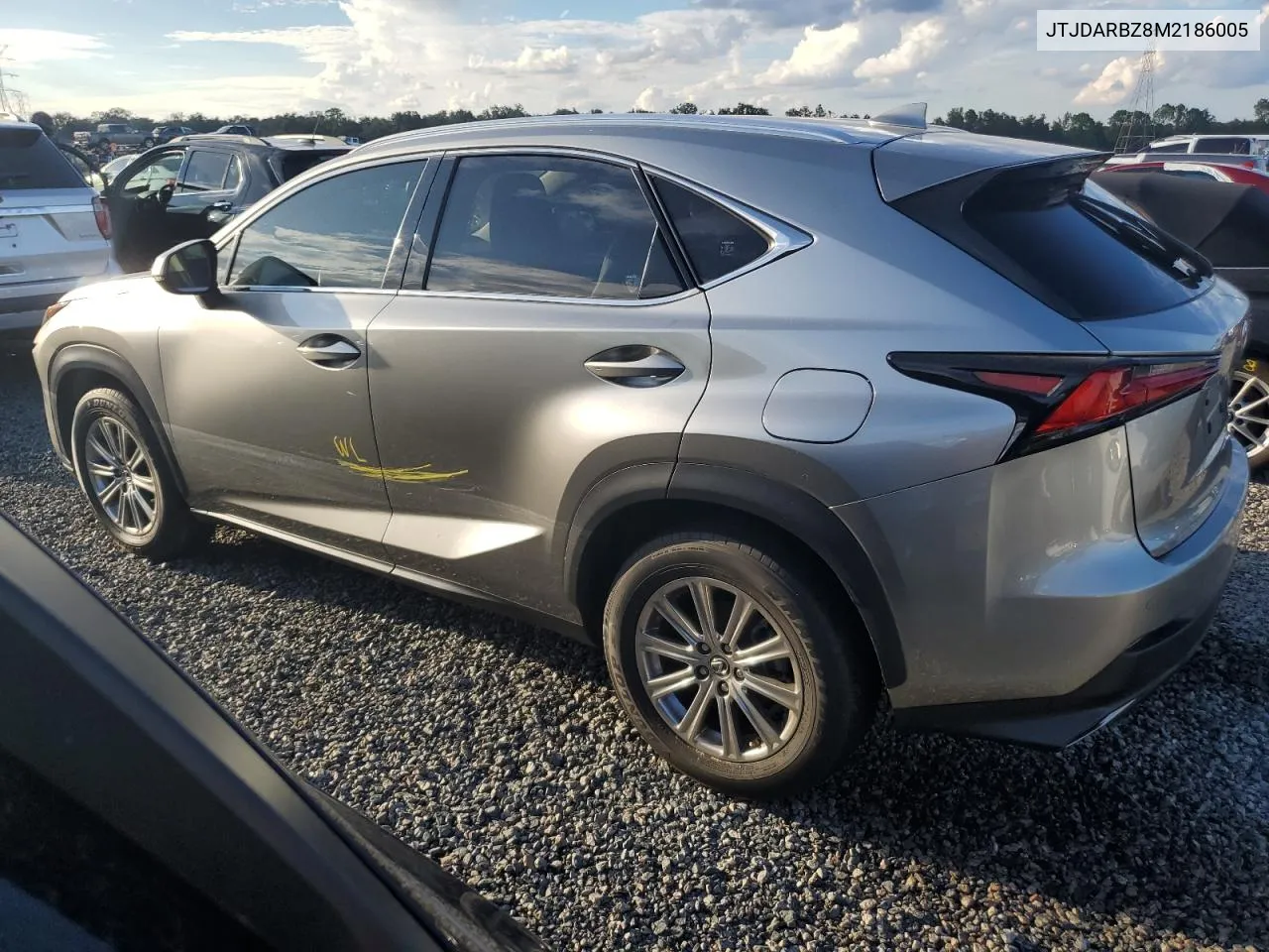 2021 Lexus Nx 300 Base VIN: JTJDARBZ8M2186005 Lot: 73755784