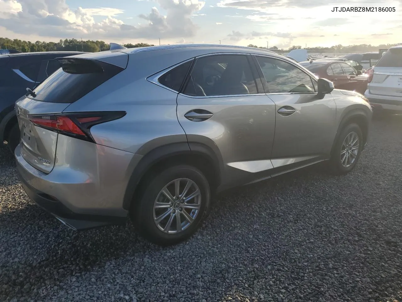 2021 Lexus Nx 300 Base VIN: JTJDARBZ8M2186005 Lot: 73755784