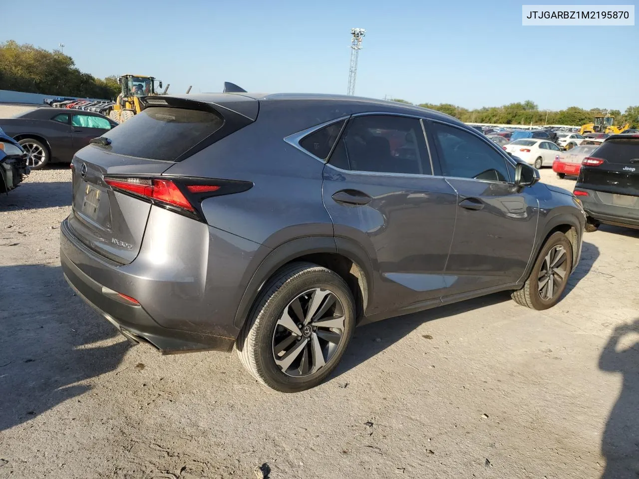 2021 Lexus Nx 300 Base VIN: JTJGARBZ1M2195870 Lot: 73850804