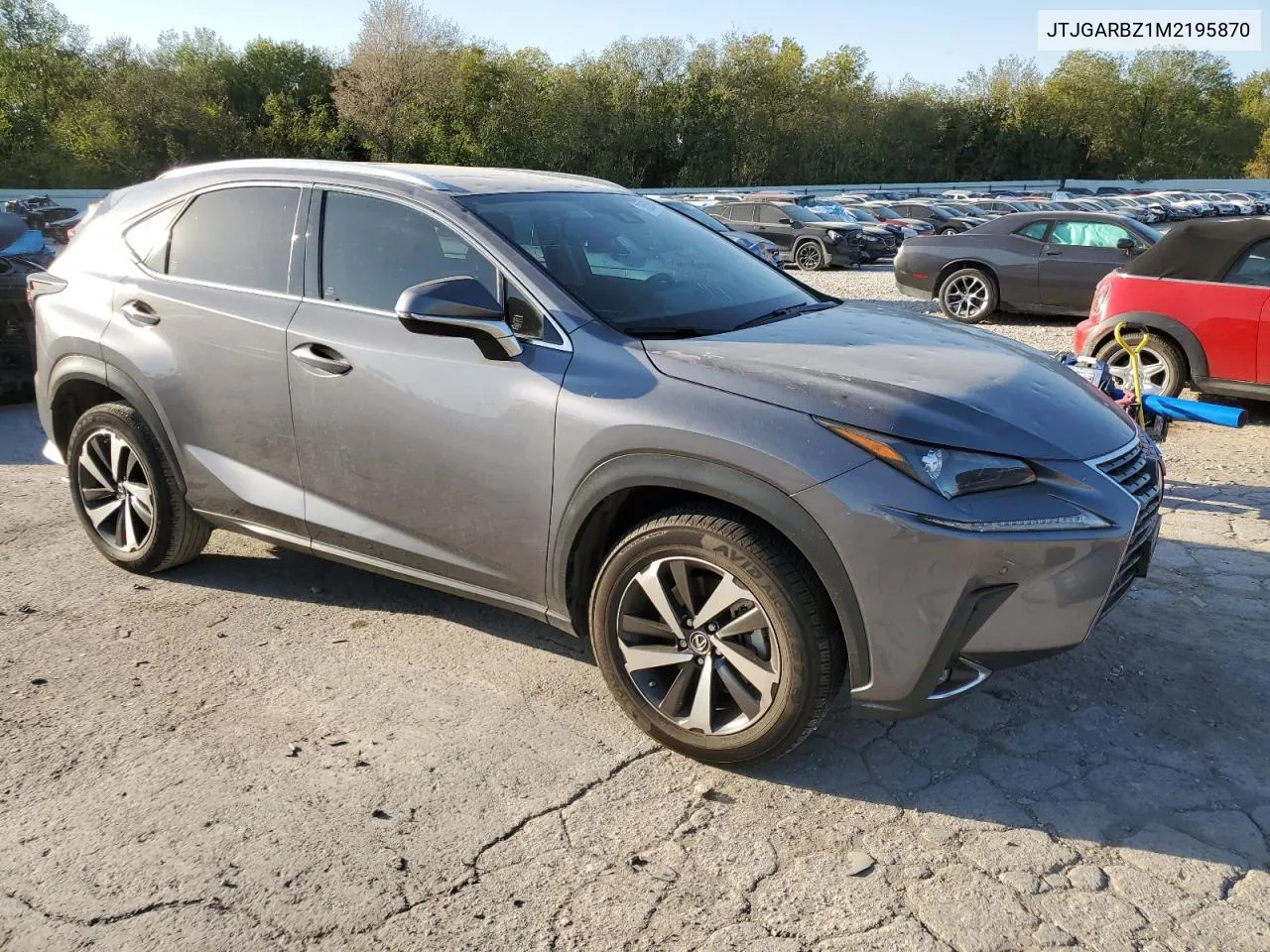 2021 Lexus Nx 300 Base VIN: JTJGARBZ1M2195870 Lot: 73850804