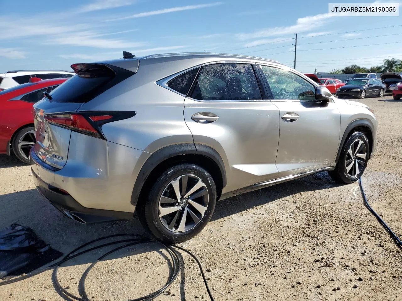 2021 Lexus Nx 300 Base VIN: JTJGARBZ5M2190056 Lot: 73922354