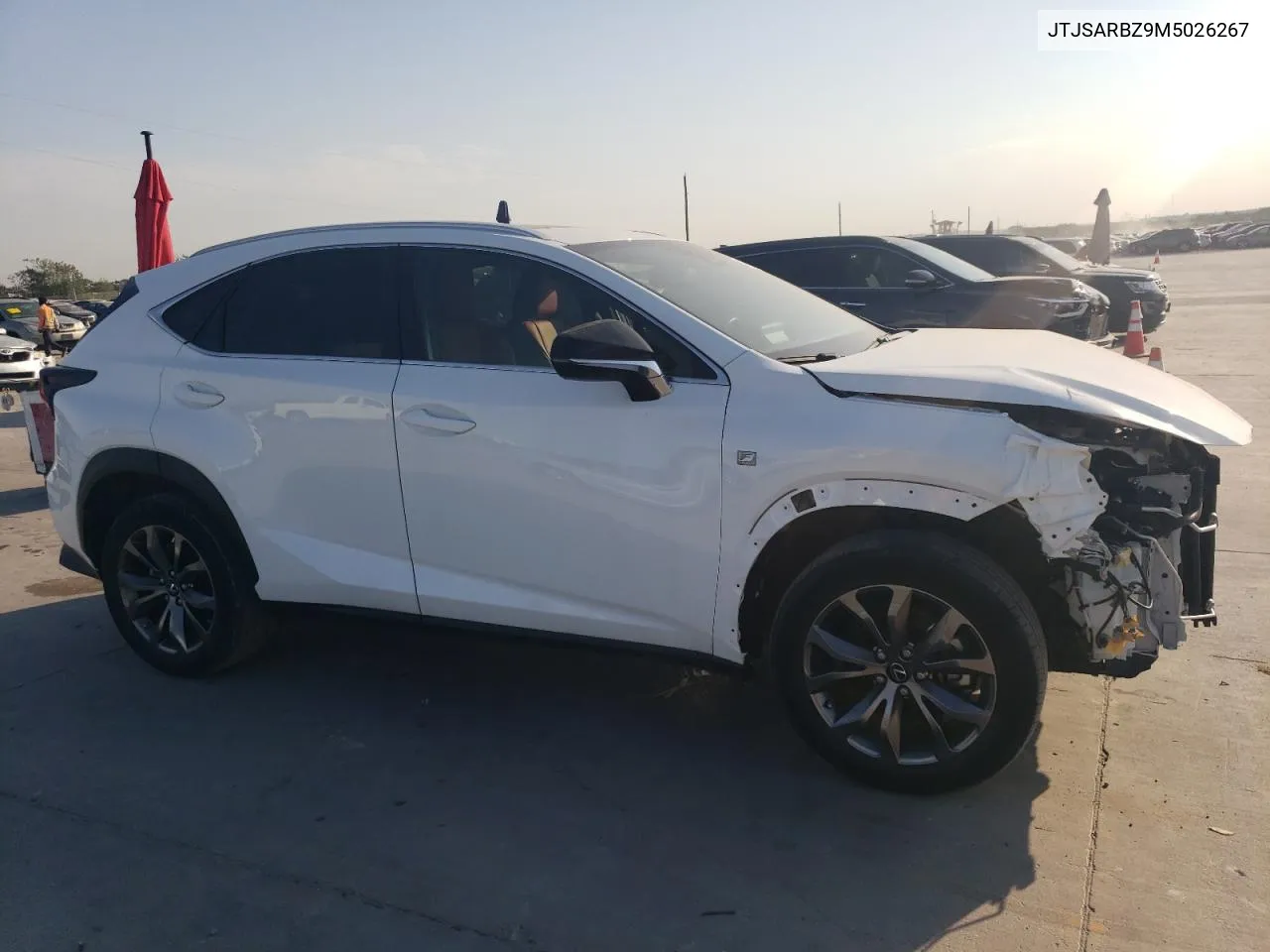 2021 Lexus Nx 300 Base VIN: JTJSARBZ9M5026267 Lot: 74086664