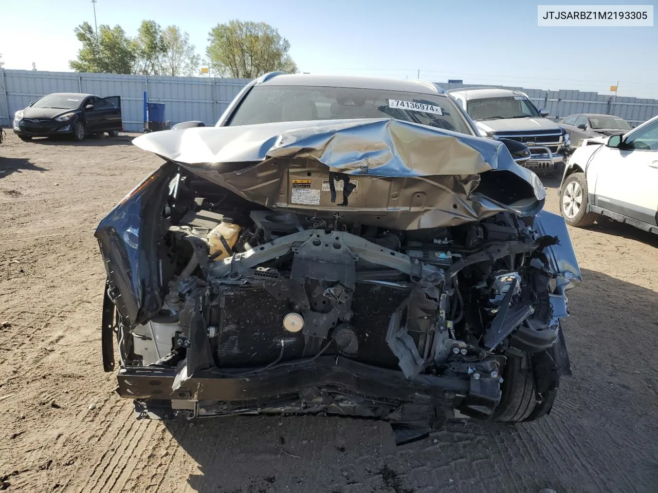 2021 Lexus Nx 300 Base VIN: JTJSARBZ1M2193305 Lot: 74136974