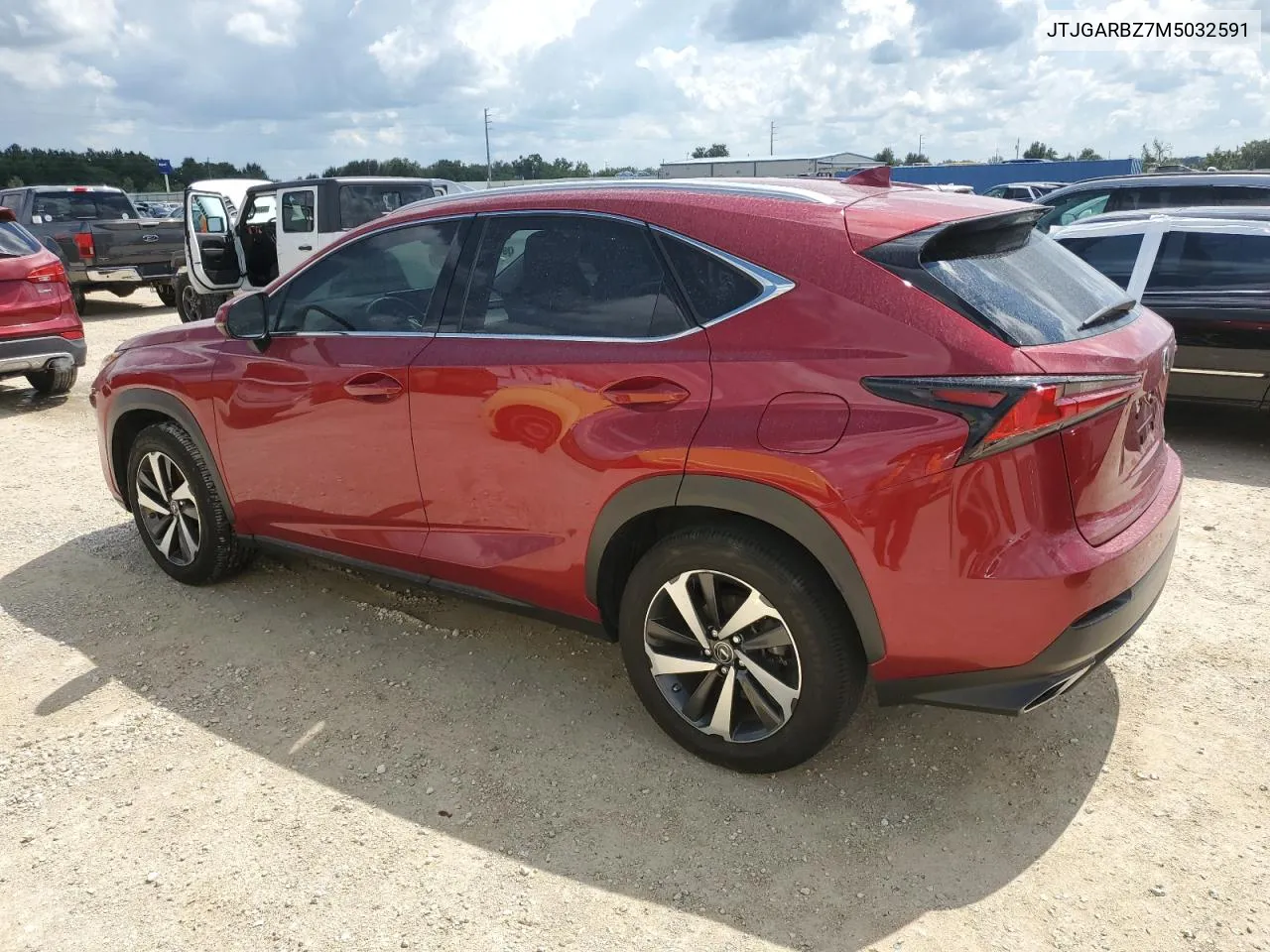 2021 Lexus Nx 300 Base VIN: JTJGARBZ7M5032591 Lot: 74153294