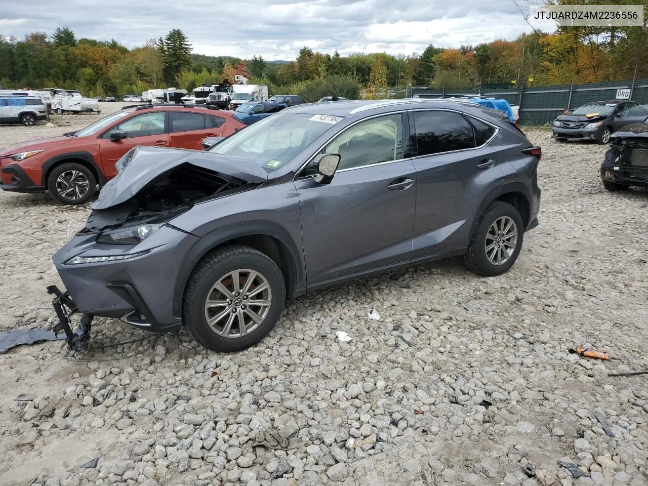 2021 Lexus Nx 300 Base VIN: JTJDARDZ4M2236556 Lot: 74327984