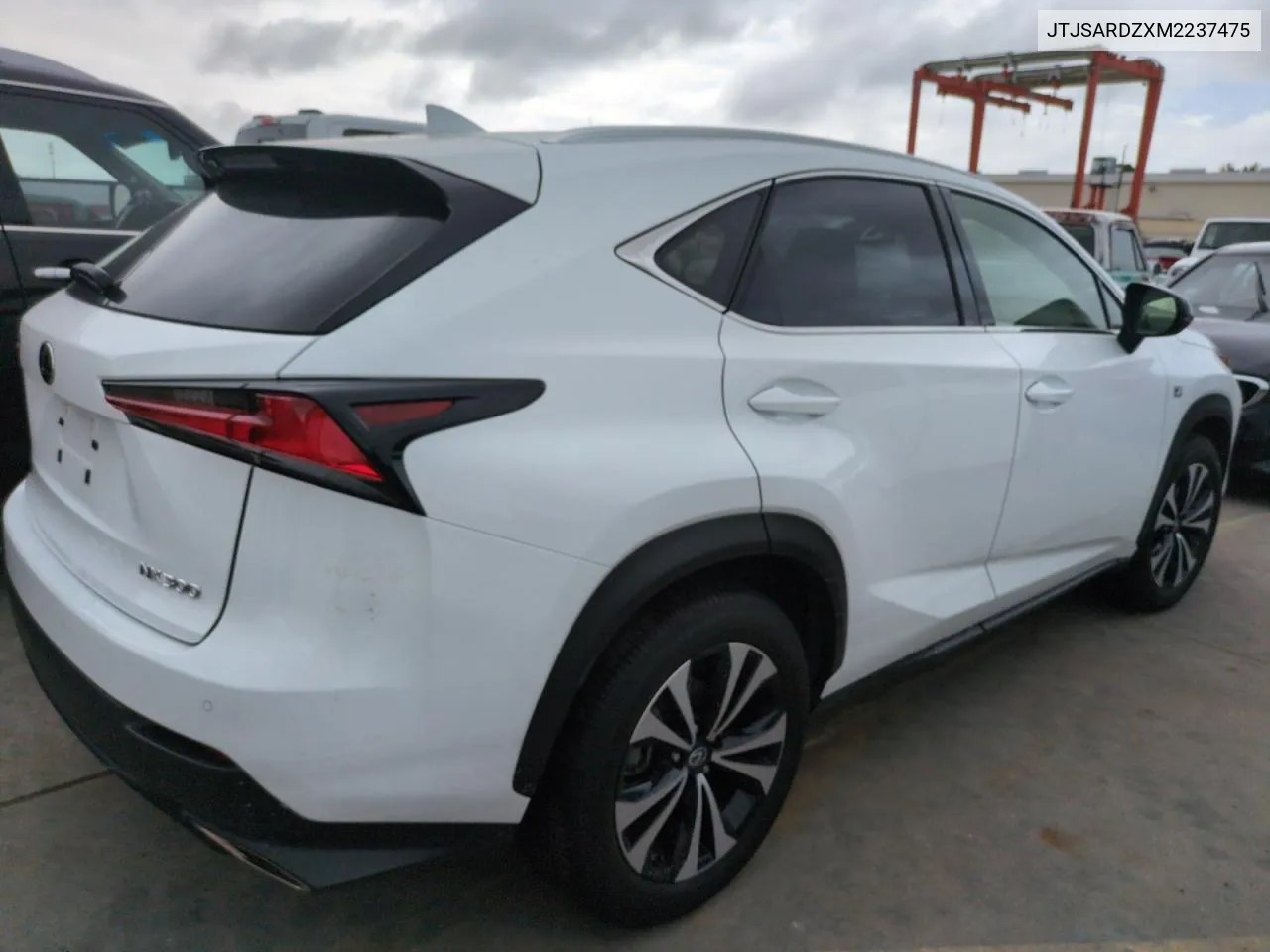 2021 Lexus Nx 300 Base VIN: JTJSARDZXM2237475 Lot: 74573384