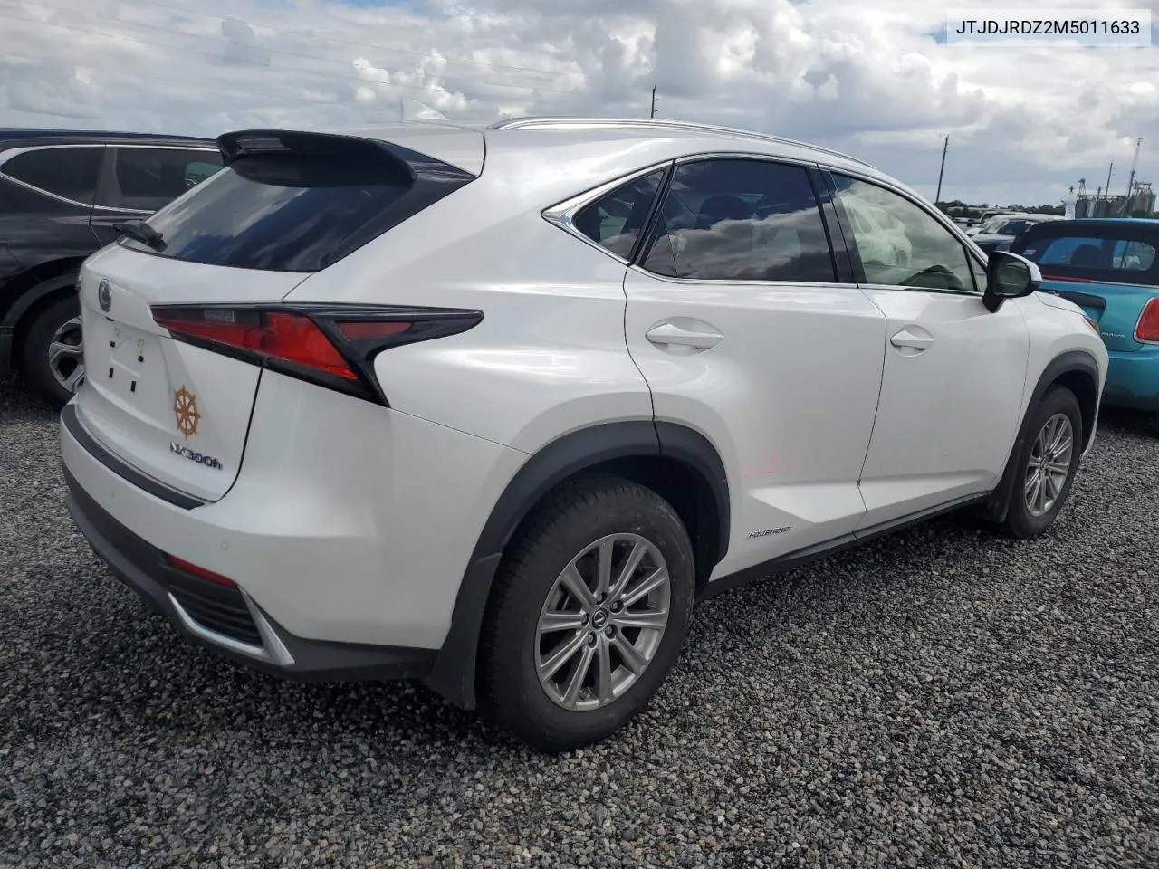 2021 Lexus Nx 300H Base VIN: JTJDJRDZ2M5011633 Lot: 74655544