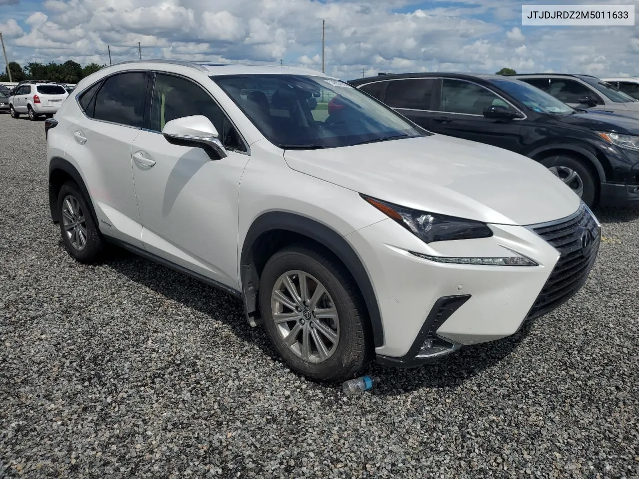 2021 Lexus Nx 300H Base VIN: JTJDJRDZ2M5011633 Lot: 74655544