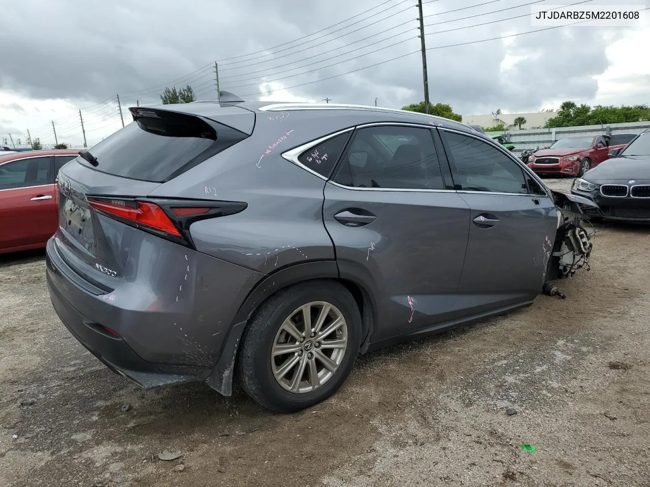 2021 Lexus Nx 300 Base VIN: JTJDARBZ5M2201608 Lot: 74822764