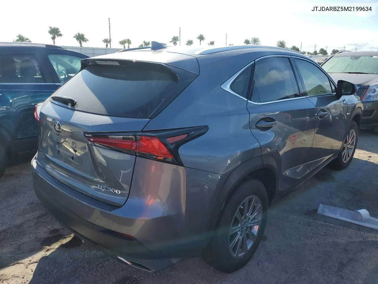 2021 Lexus Nx 300 Base VIN: JTJDARBZ5M2199634 Lot: 75106554